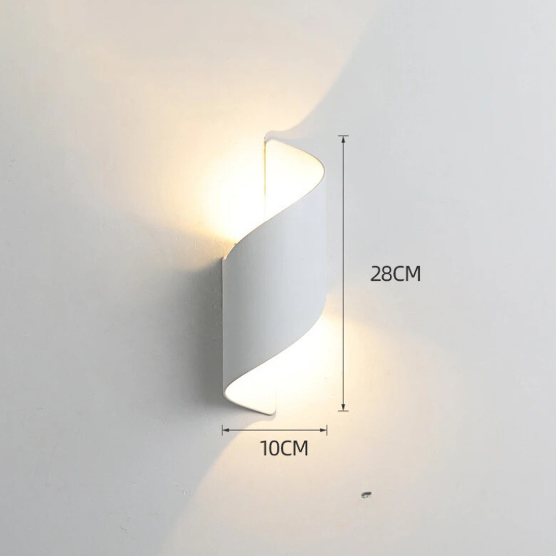 ApliVag - Applique Murale étanche LED Forme Vague