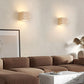StoneLux - Applique Murale LED Rectangulaire en Travertin