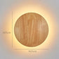 ApliBois - Applique Murale Salon en Bois - Ronde Design