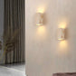 StoneLux - Applique Murale LED Rectangulaire en Travertin