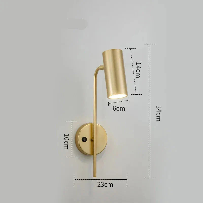 ApliRupteur - Applique murale LED orientable avec interrupteur