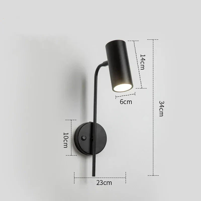 ApliRupteur - Applique murale LED orientable avec interrupteur