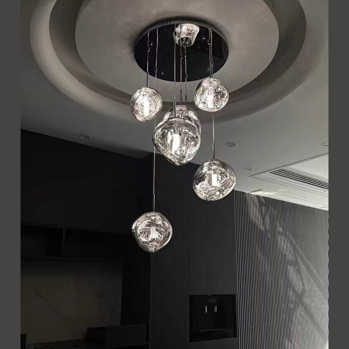 LusFond - Effet Verre Fondu | Suspension Moderne