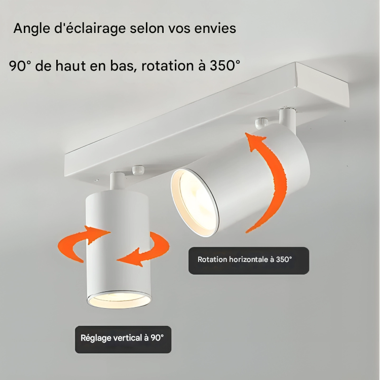 VerreLume | Plafonnier Verre Vintage E27 pour Salon