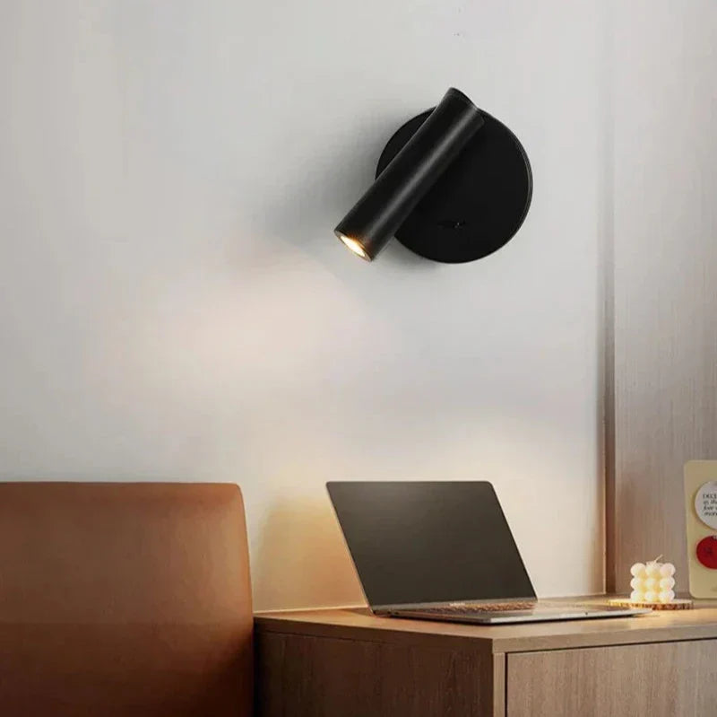 ApliRot - Applique Murale Spot Orientable LED Rotative Tête de Lit