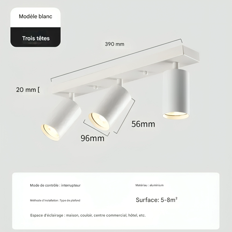 VerreLume | Plafonnier Verre Vintage E27 pour Salon