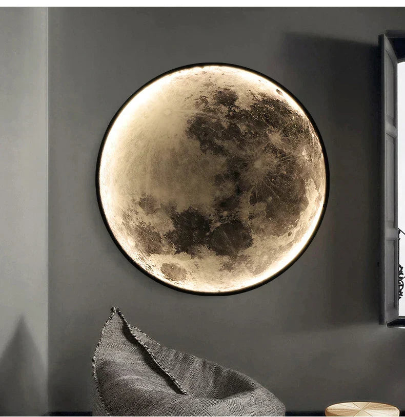 ApliLuna - Applique Murale Originale Pleine Lune 3D LED