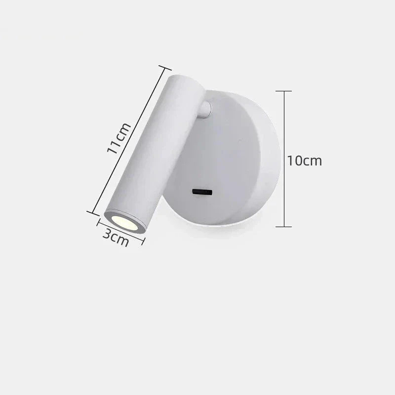 ApliRot - Applique Murale Spot Orientable LED Rotative Tête de Lit