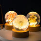 LumiCristal | Lampe LED 3D Fleur Cristal Décorative